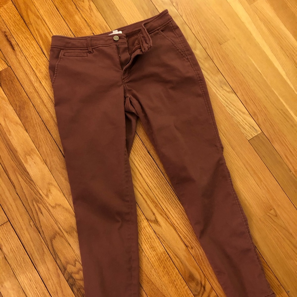 Skinny Cuffed Pants